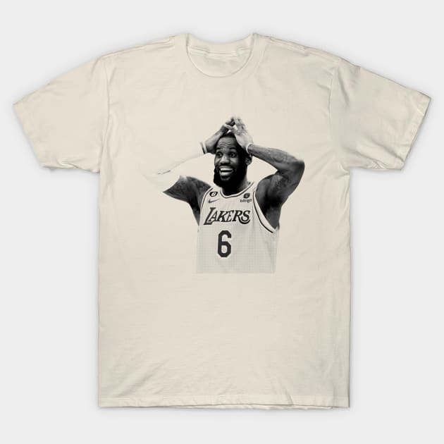 basketball // LeBron - james T-Shirt by framehead